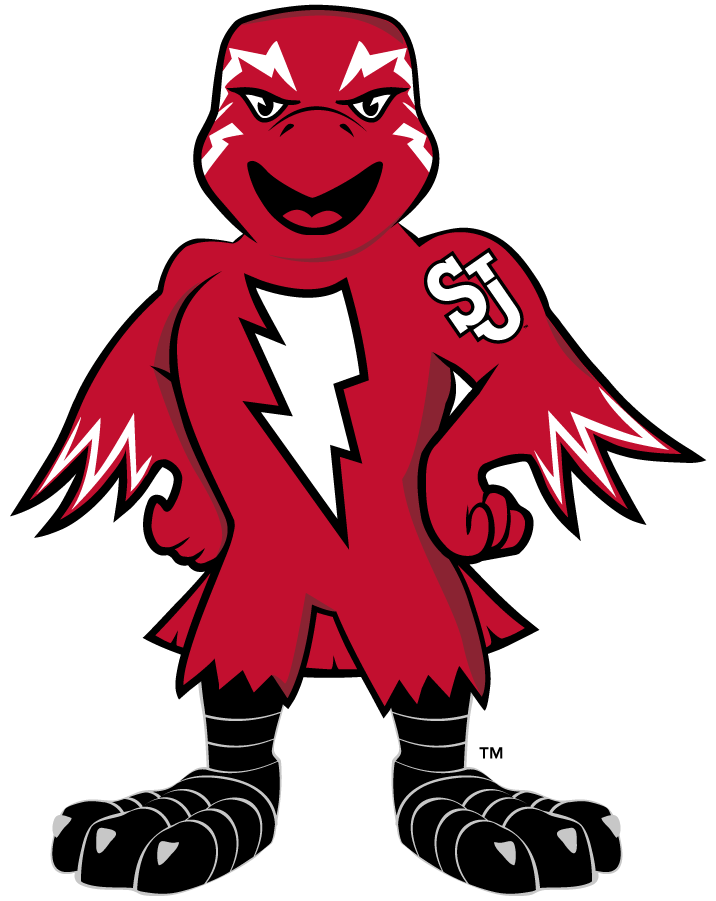 St. John's Red Storm 2013-2015 Mascot Logo v2 diy iron on heat transfer